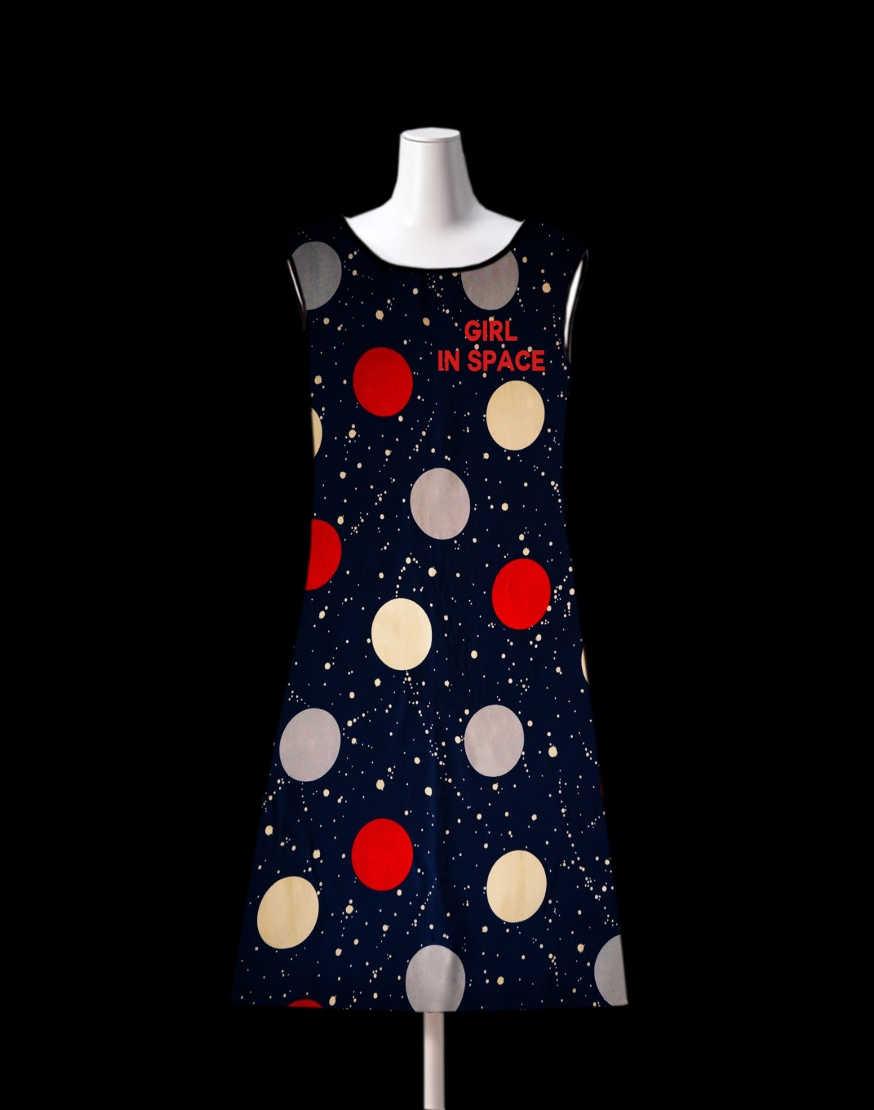 Girl in space dress 